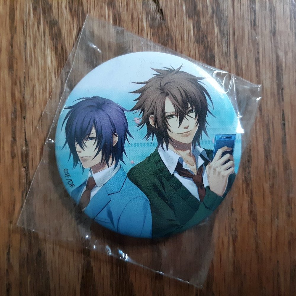 Hakuouki Okita Souji and Saitou Hajime Badge